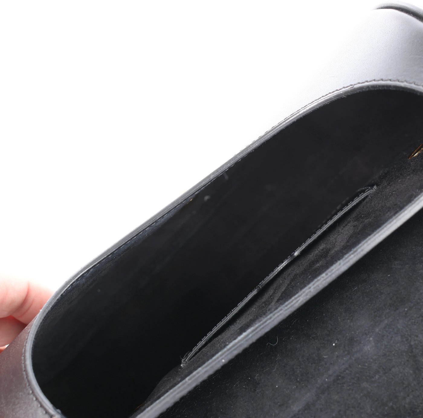 Christian Dior Bobby Leather Crossbody Bag in Black