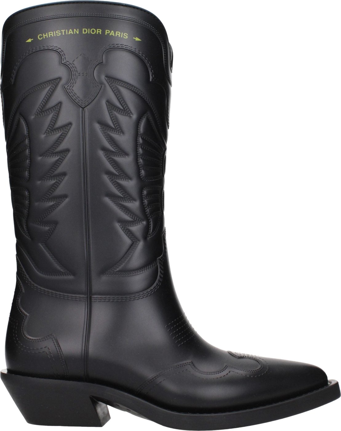 Christian Dior Black Cotton Boots