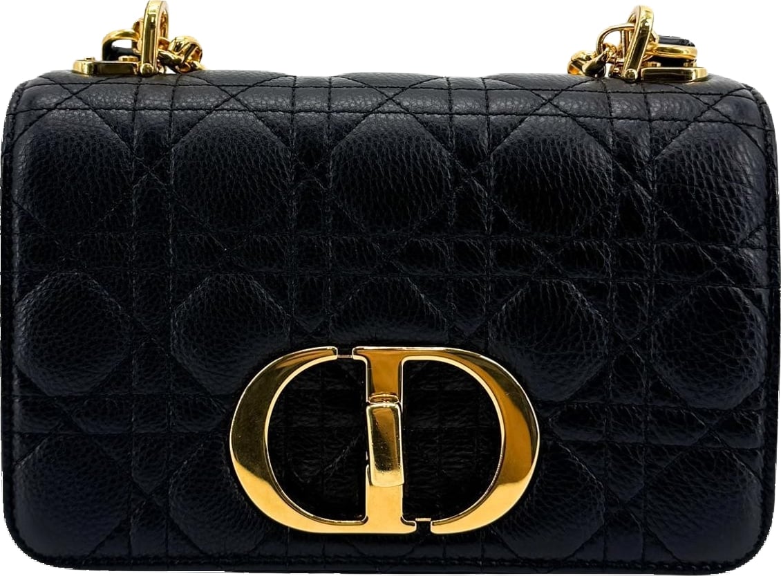 Christian Dior Caro Cannage Quilt Calfskin New Medium