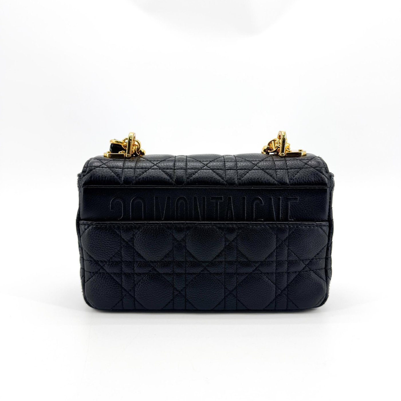 Christian Dior Caro Cannage Quilt Calfskin New Medium