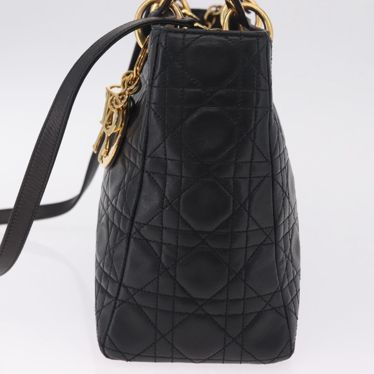 Christian Dior Vintage Lady Dior Leather Medium
