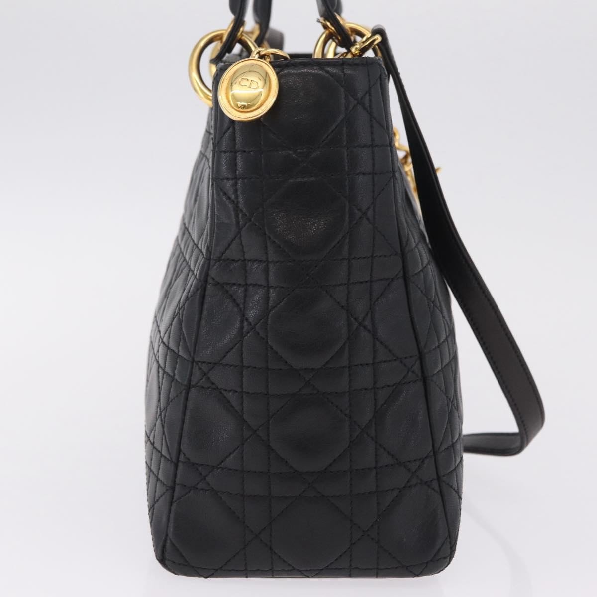 Christian Dior Vintage Lady Dior Leather Medium