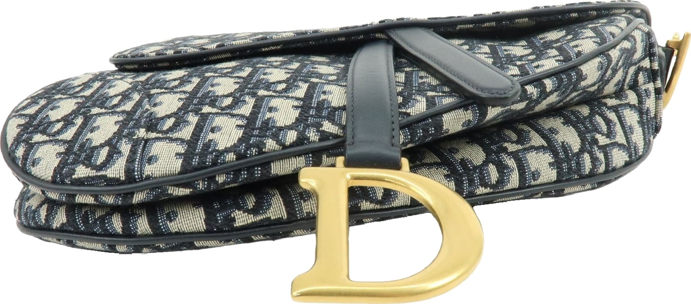 Christian Dior Saddle Oblique Canvas Medium