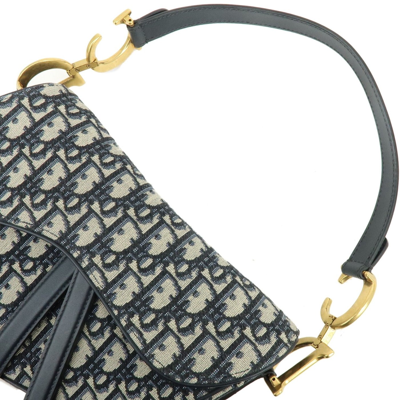 Christian Dior Saddle Oblique Canvas Medium