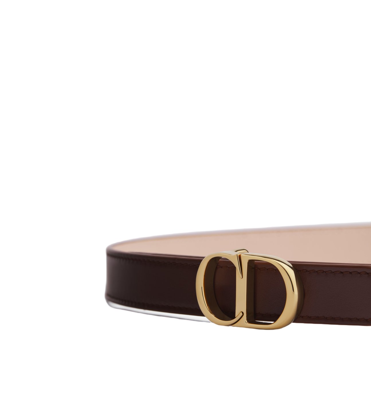 Signature Leather Polished Buckle Belt