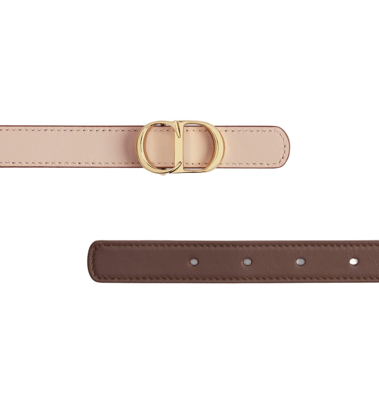 Signature Leather Polished Buckle Belt