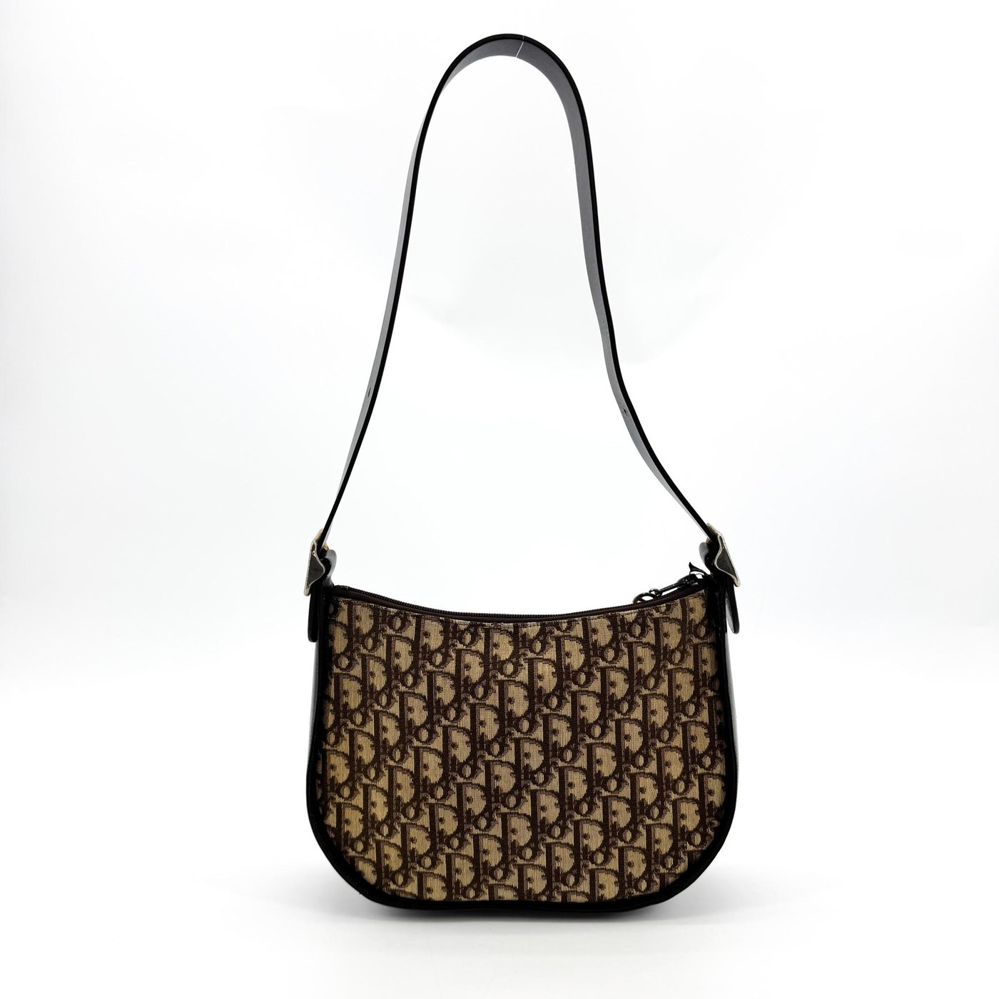 Christian Dior Vintage Trotter Pochette Diorissimo Canvas Small