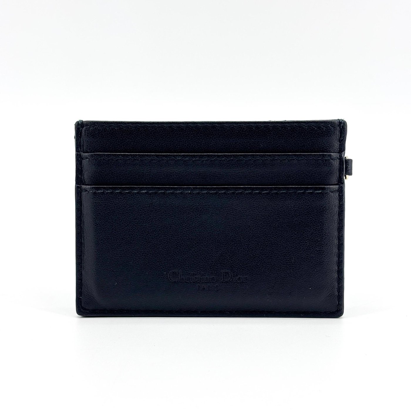 Christian Dior Lady Dior Card Holder Cannage Quilt Lambskin