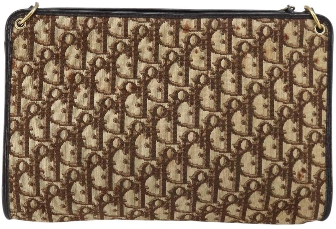 Christian Dior Vintage Trotter Diorissimo Canvas Mini