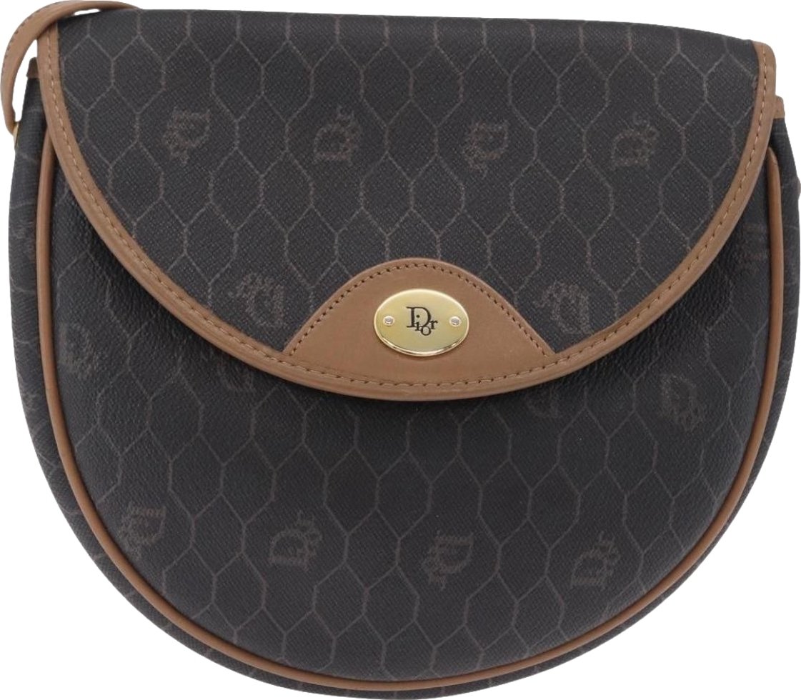 Christian Dior Vintage Honeycomb Canvas