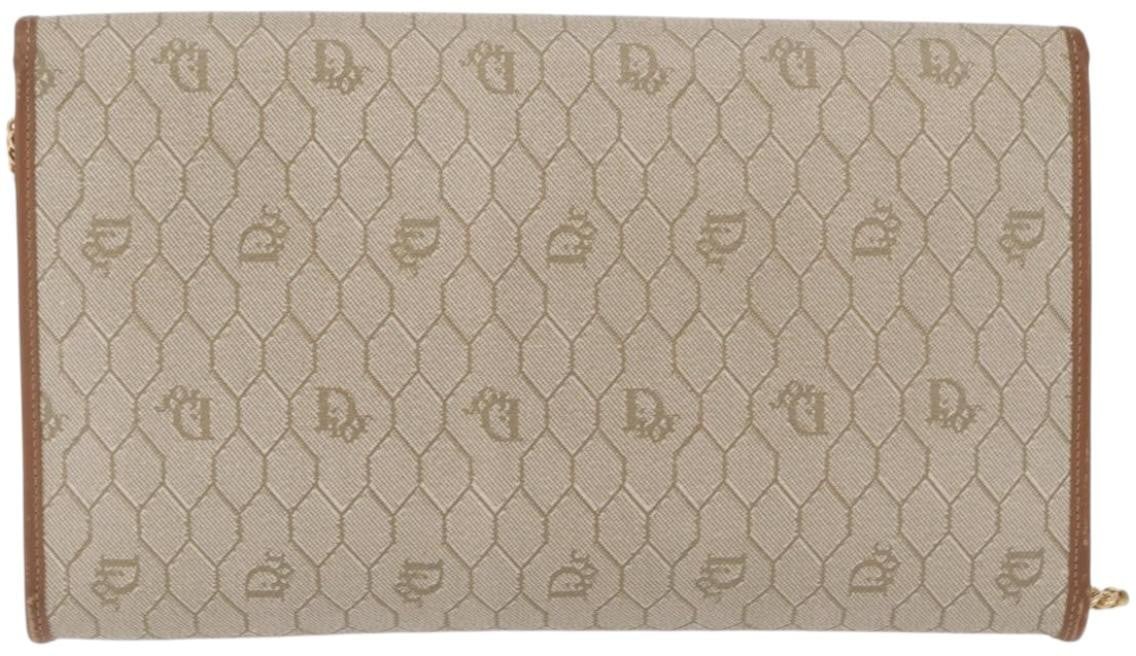 Christian Dior Vintage Honeycomb Canvas