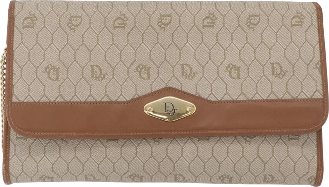 Christian Dior Vintage Honeycomb Canvas