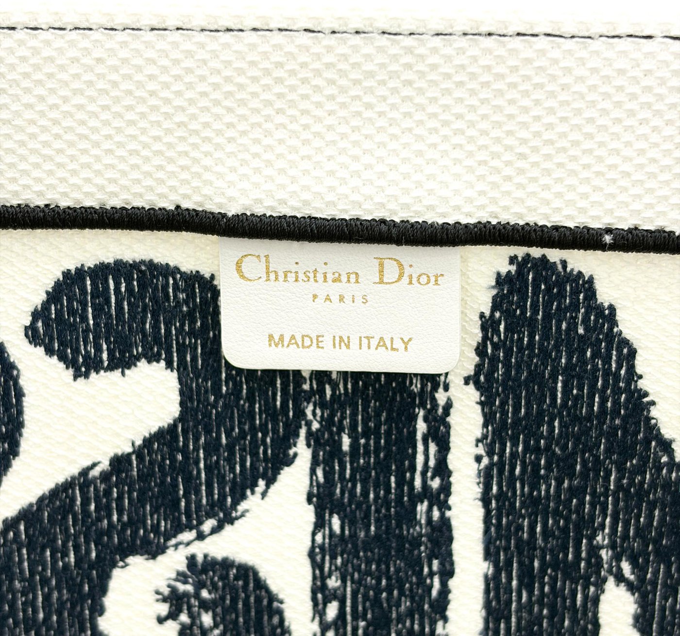 Christian Dior Miss Dior Book Embroidered Canvas Medium