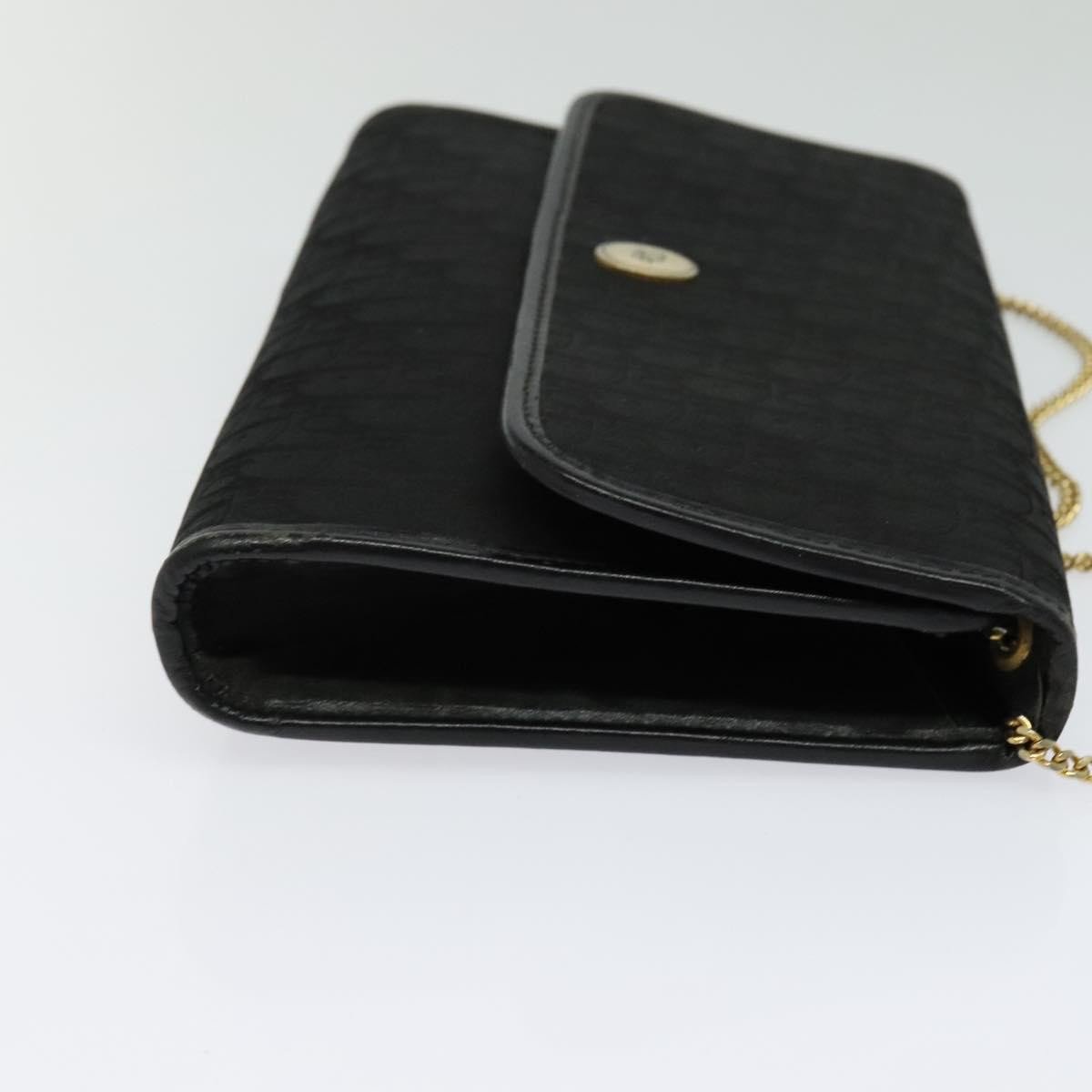 Christian Dior Vintage Trotter Flap Diorissimo Canvas Mini