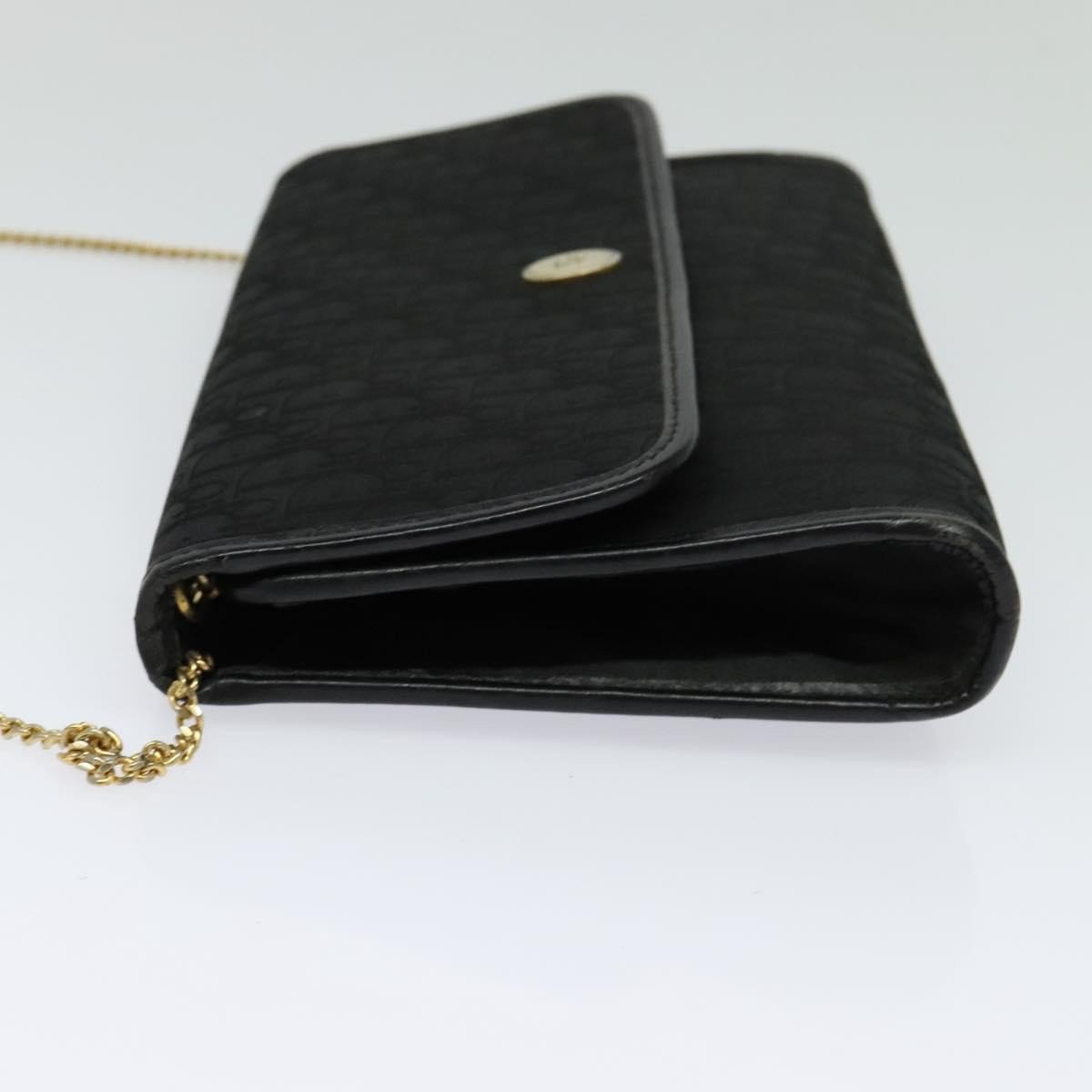 Christian Dior Vintage Trotter Flap Diorissimo Canvas Mini
