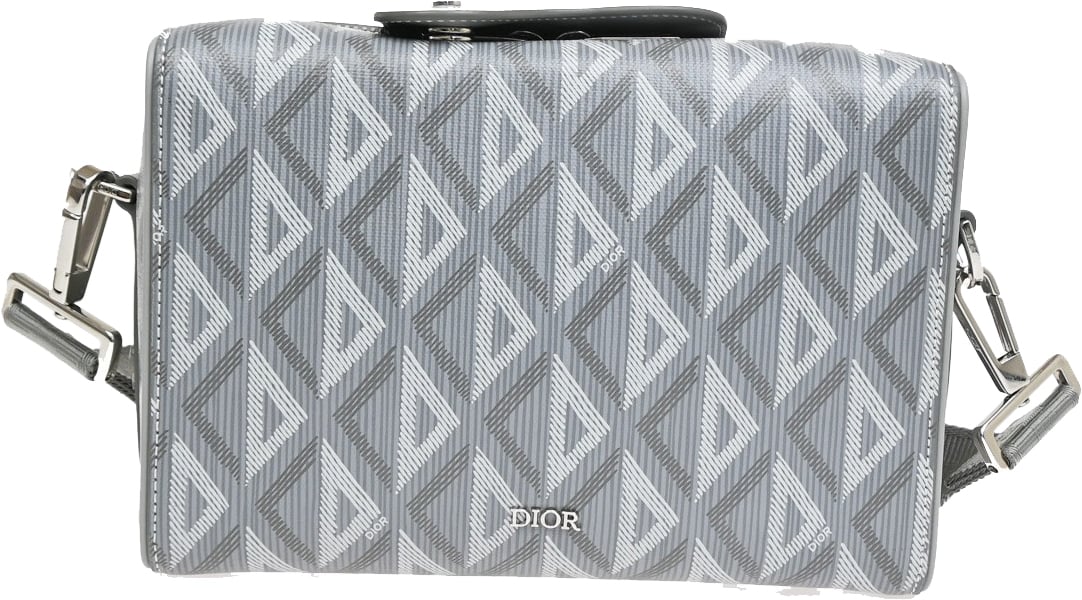Christian Dior Lingot Messenger CD Diamond Coated Canvas