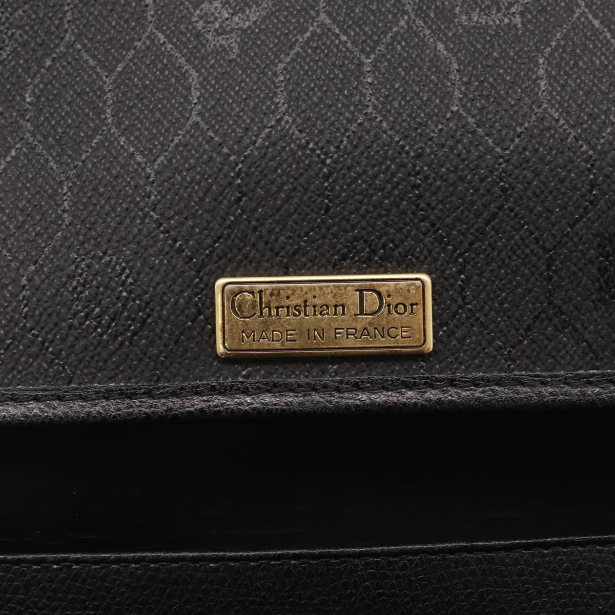 Christian Dior Vintage Honeycomb Canvas
