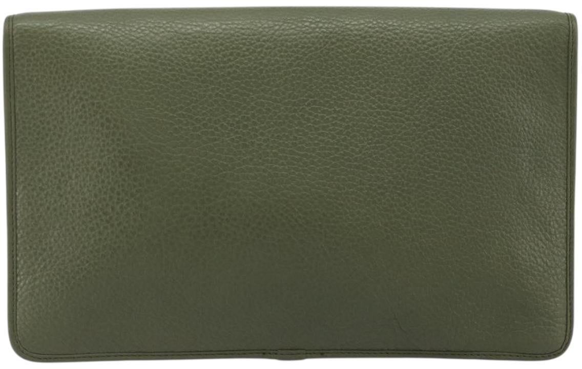 Christian Dior Vintage Chain Flap Diorissimo Canvas Medium