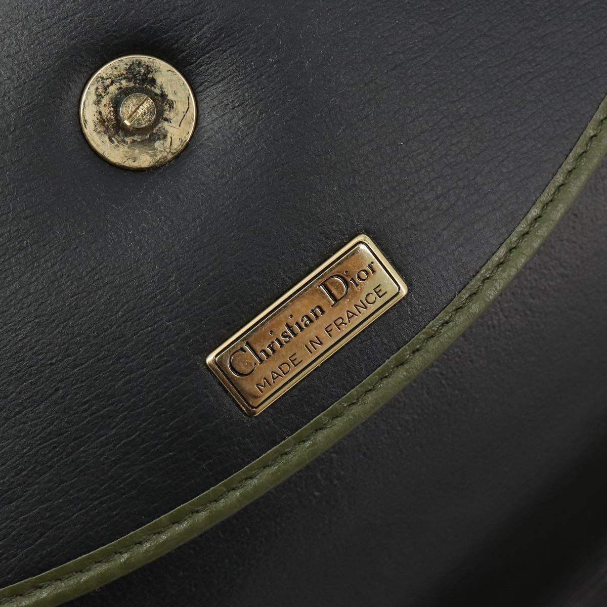 Christian Dior Vintage Chain Flap Diorissimo Canvas Medium