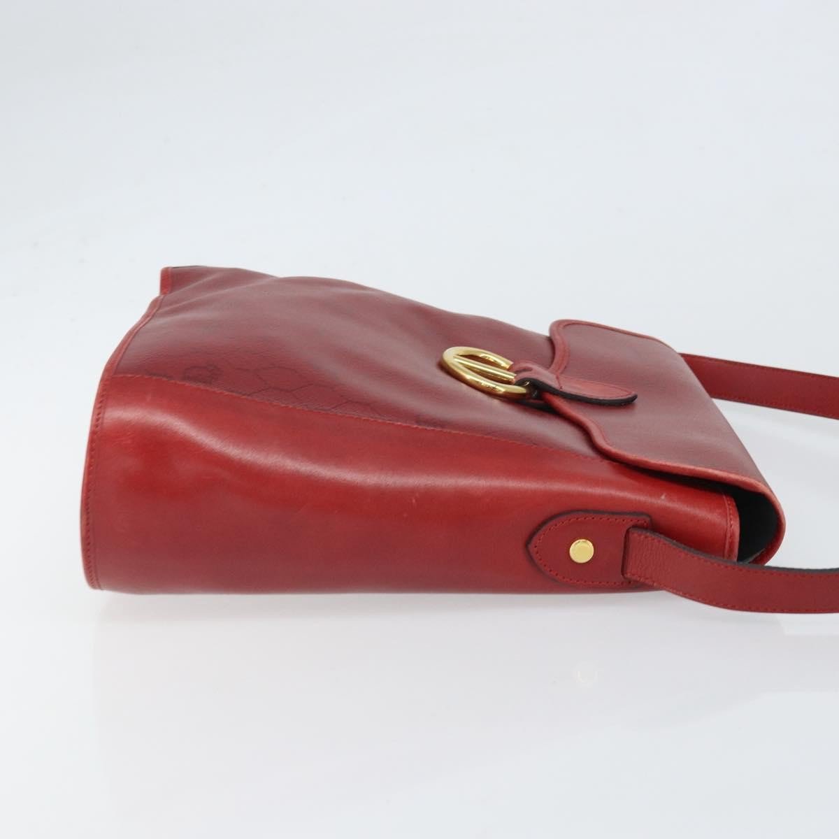 Christian Dior Vintage Honeycomb Flap Coated Canvas Long