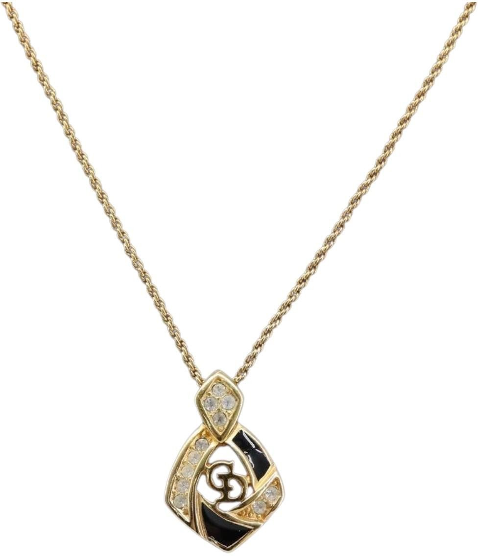 Christian Dior Vintage CD Heart Pendant Metal