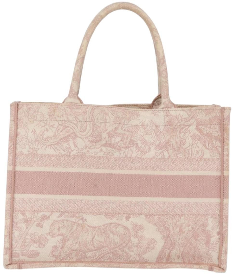 Christian Dior Book Embroidered Canvas Medium