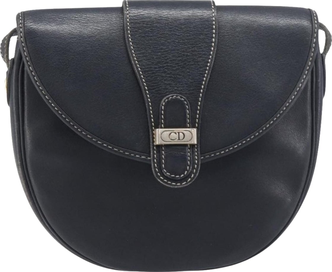 Christian Dior Vintage CD Logo Leather Medium