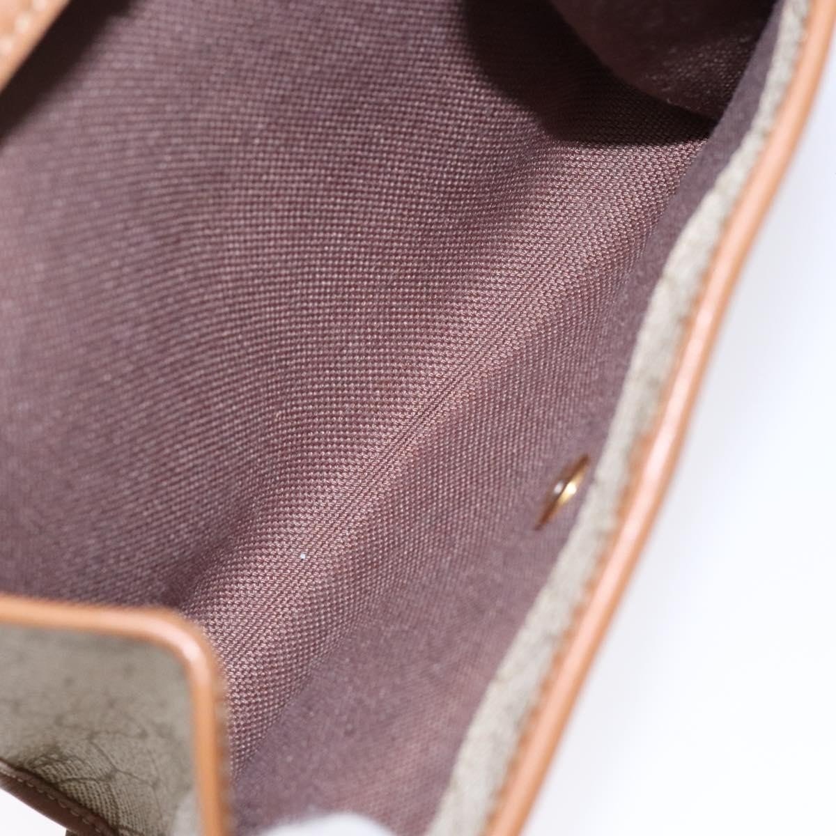 Christian Dior Vintage Honeycomb Flap Coated Canvas Long