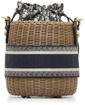 Christian Dior Bucket Rotin