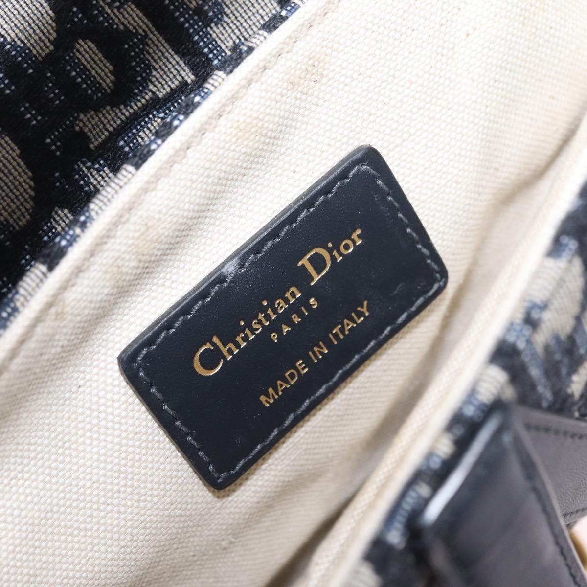 Christian Dior Saddle Oblique Canvas Small