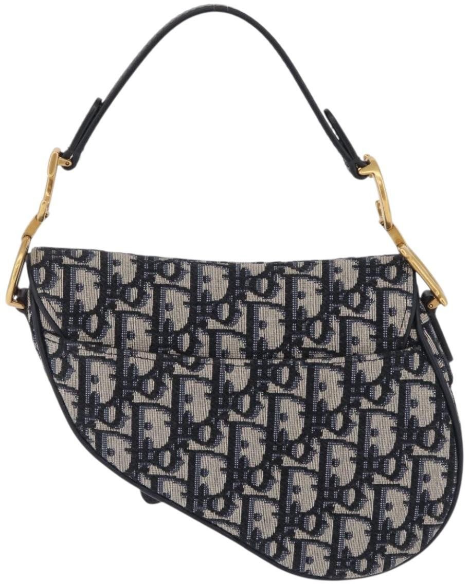 Christian Dior Saddle Oblique Canvas Small