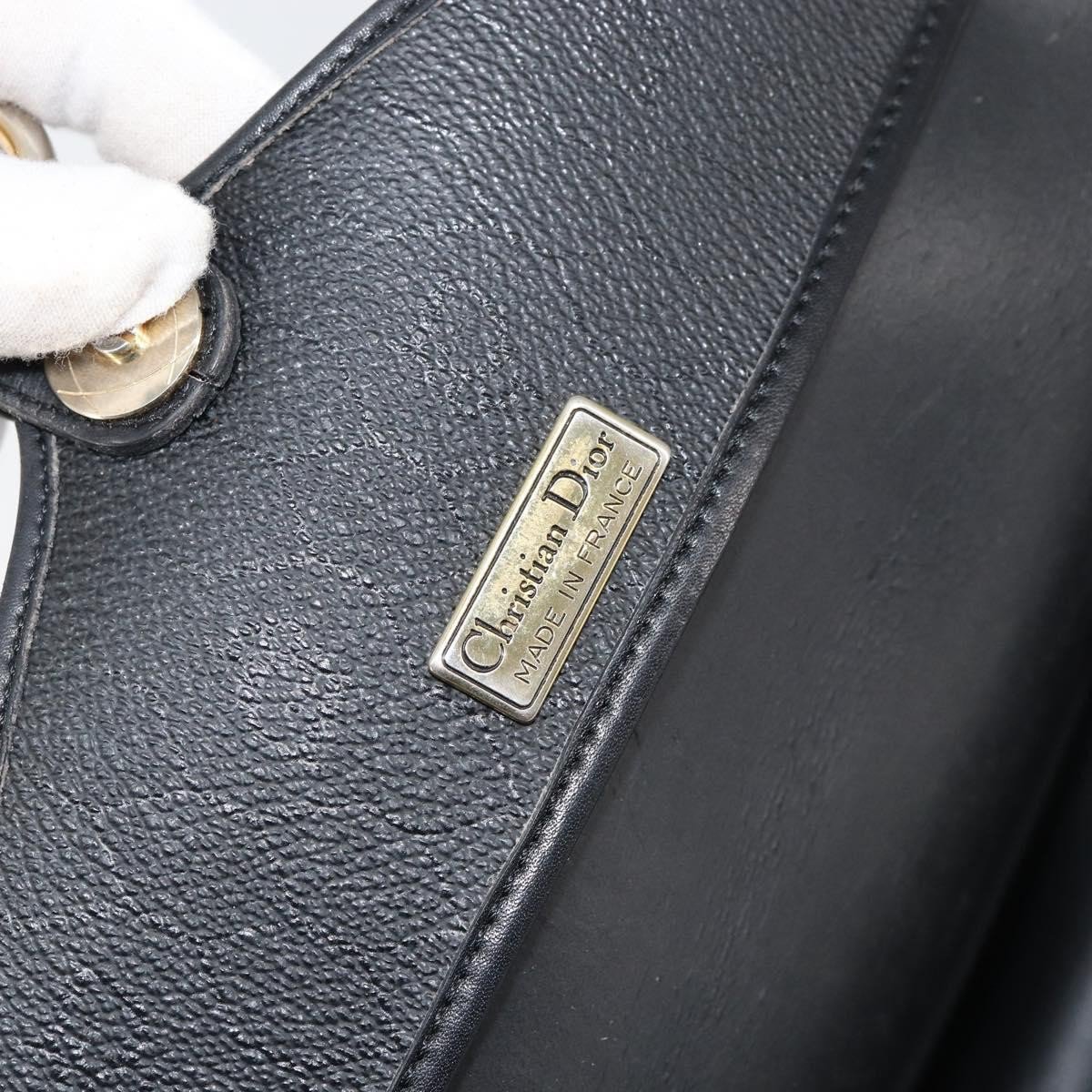 Christian Dior Vintage Honeycomb Flap Coated Canvas Long