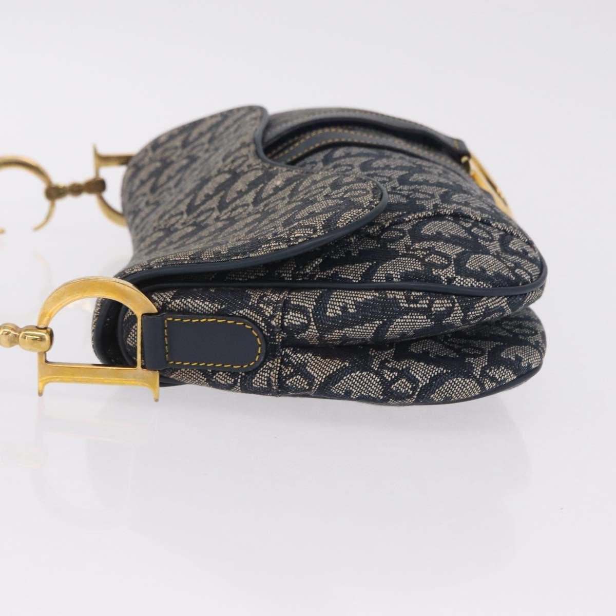 Christian Dior Vintage Double Saddle Diorissimo Canvas
