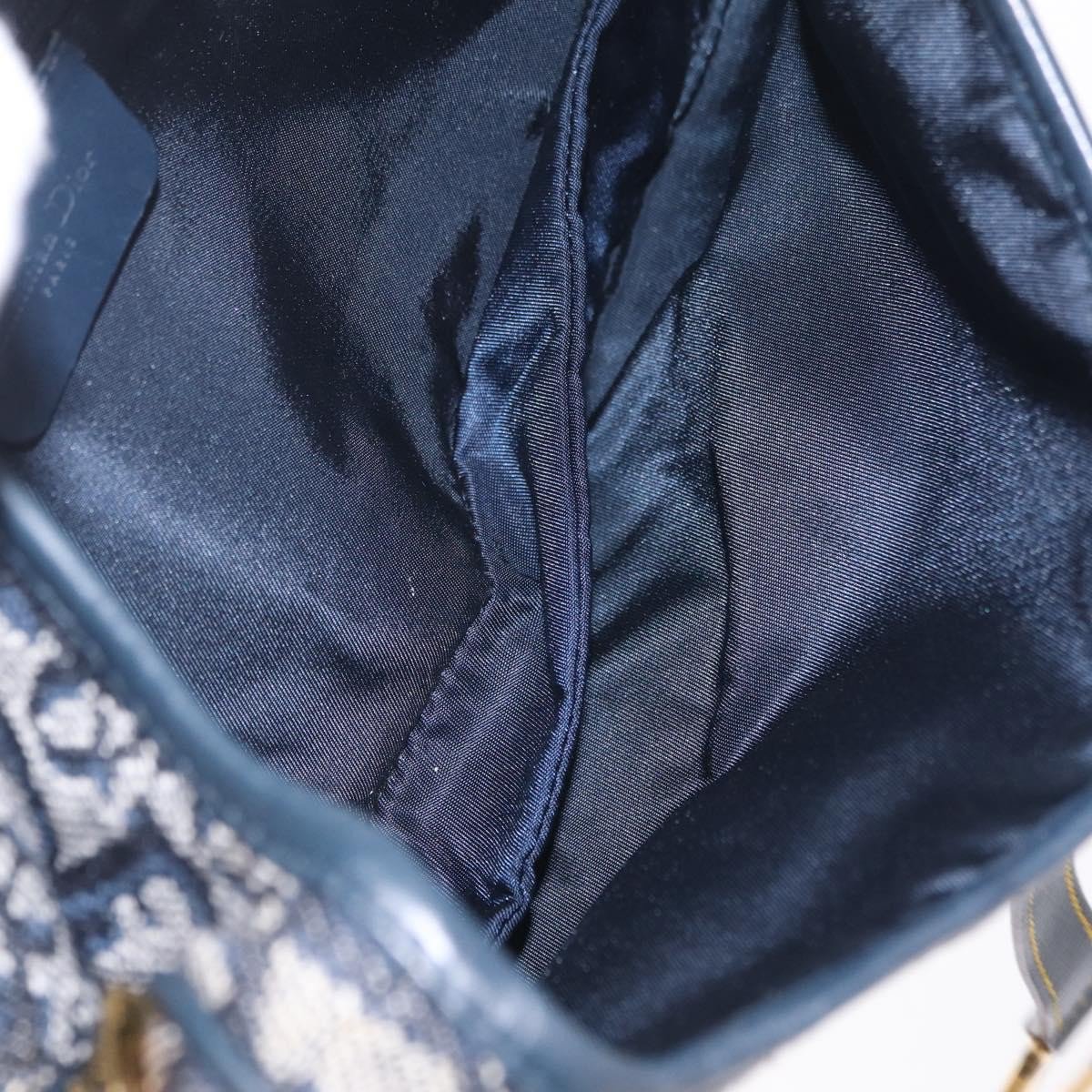 Christian Dior Vintage Double Saddle Diorissimo Canvas