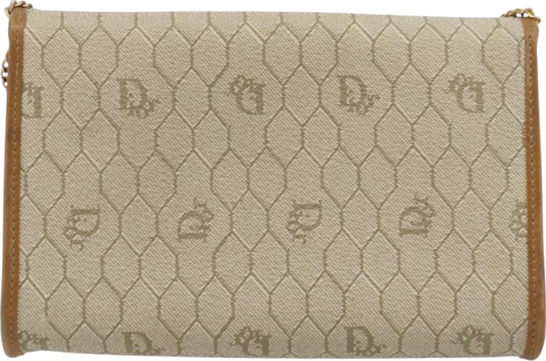 Christian Dior Vintage honeycomb clutch Canvas