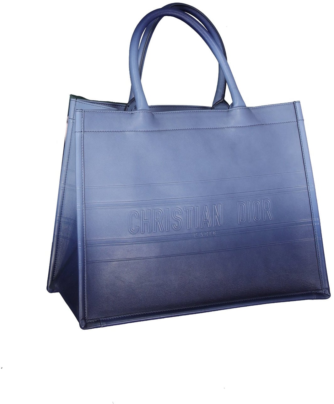 Christian Dior Leather Medium Book Tote Bag