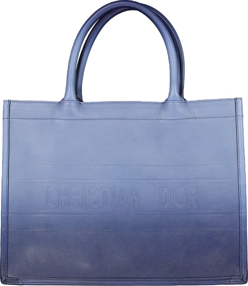 Christian Dior Leather Medium Book Tote Bag