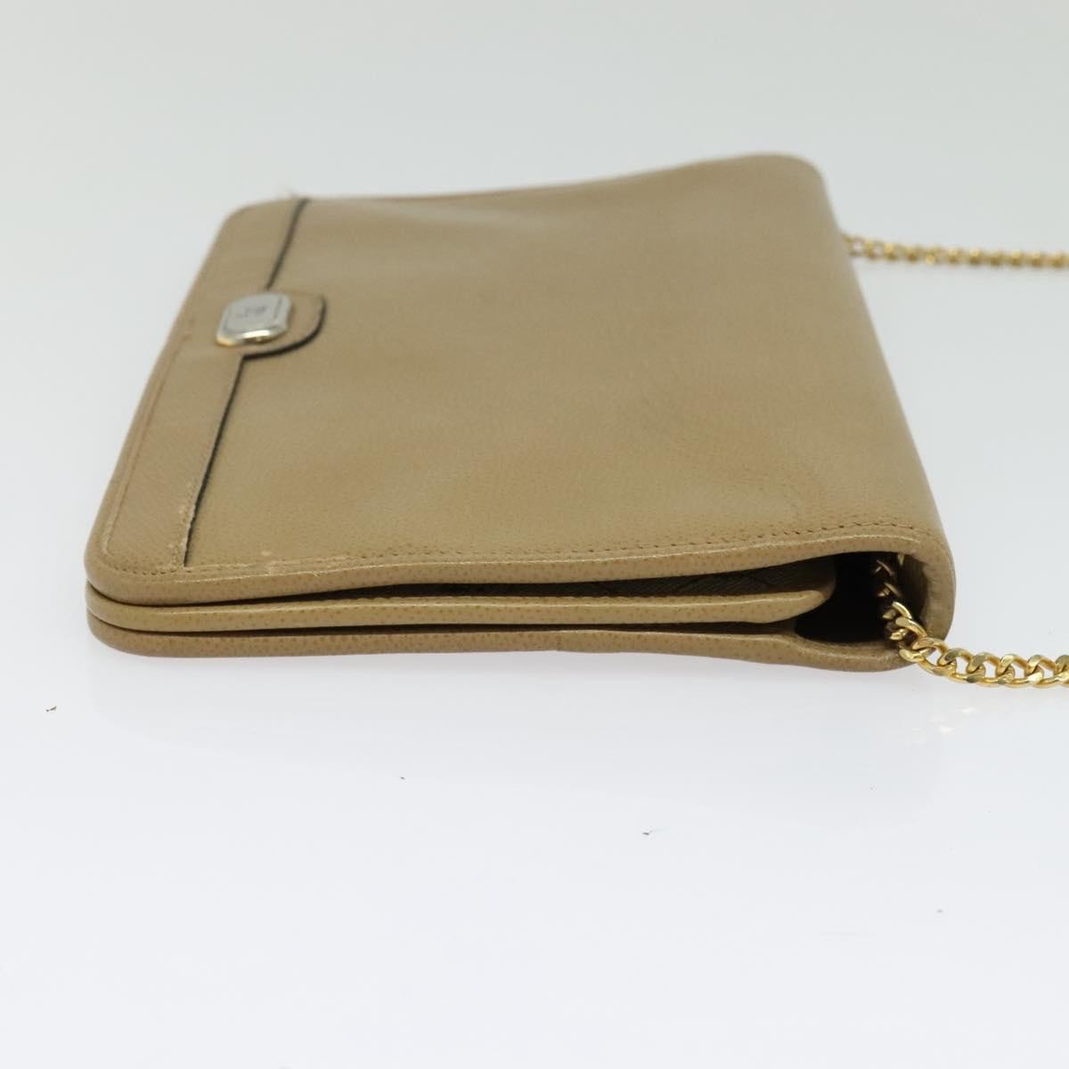 Christian Dior Vintage Chain Flap Diorissimo Canvas Medium