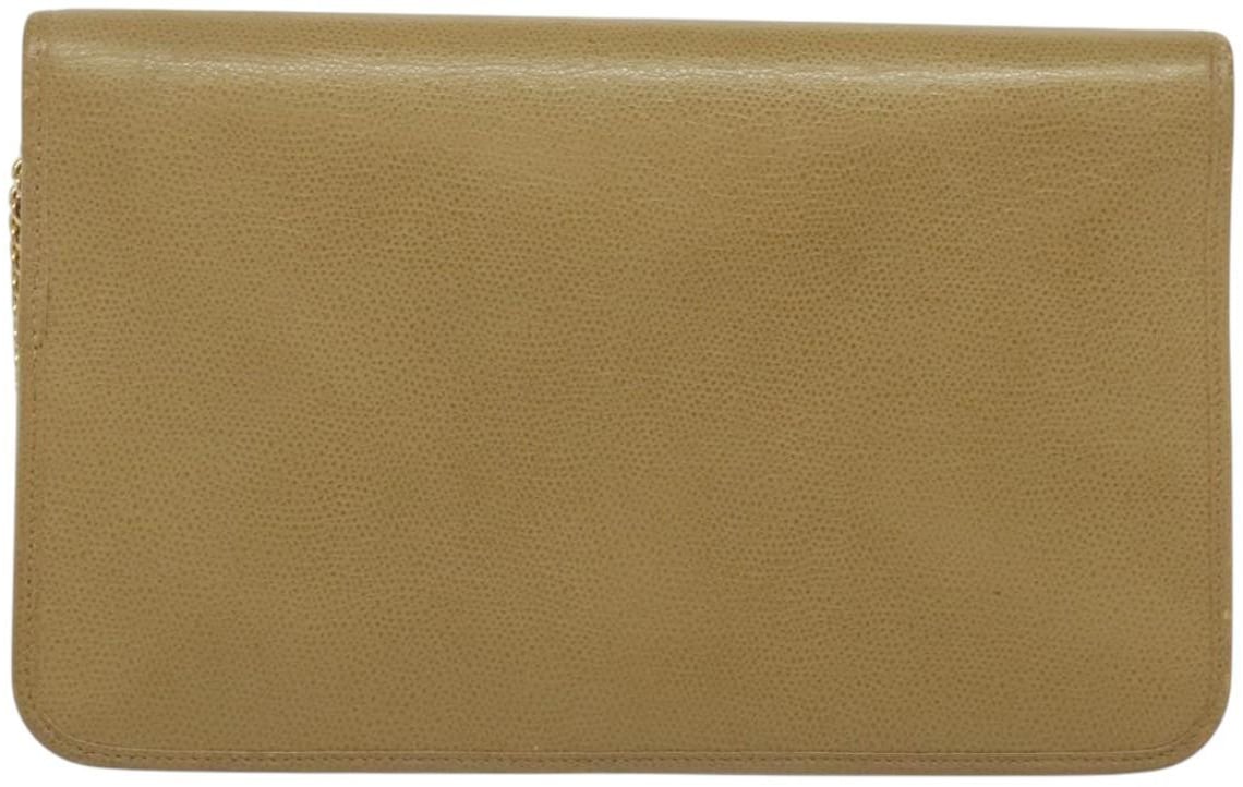 Christian Dior Vintage Chain Flap Diorissimo Canvas Medium