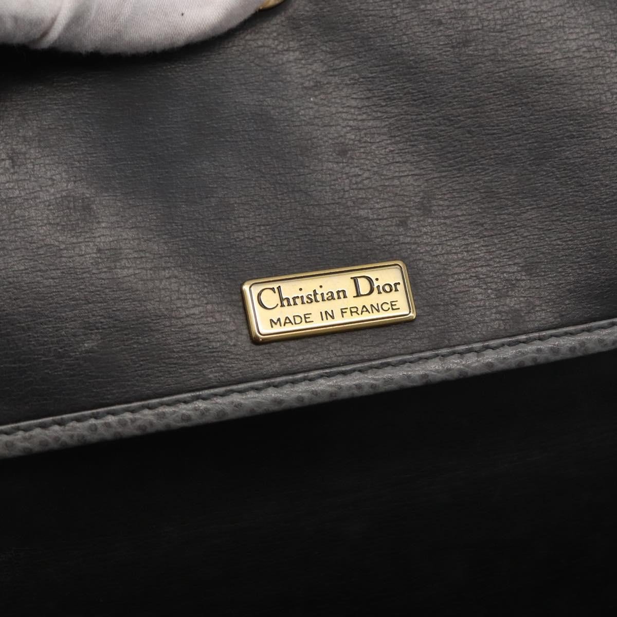 Christian Dior Vintage CD Logo Leather Medium
