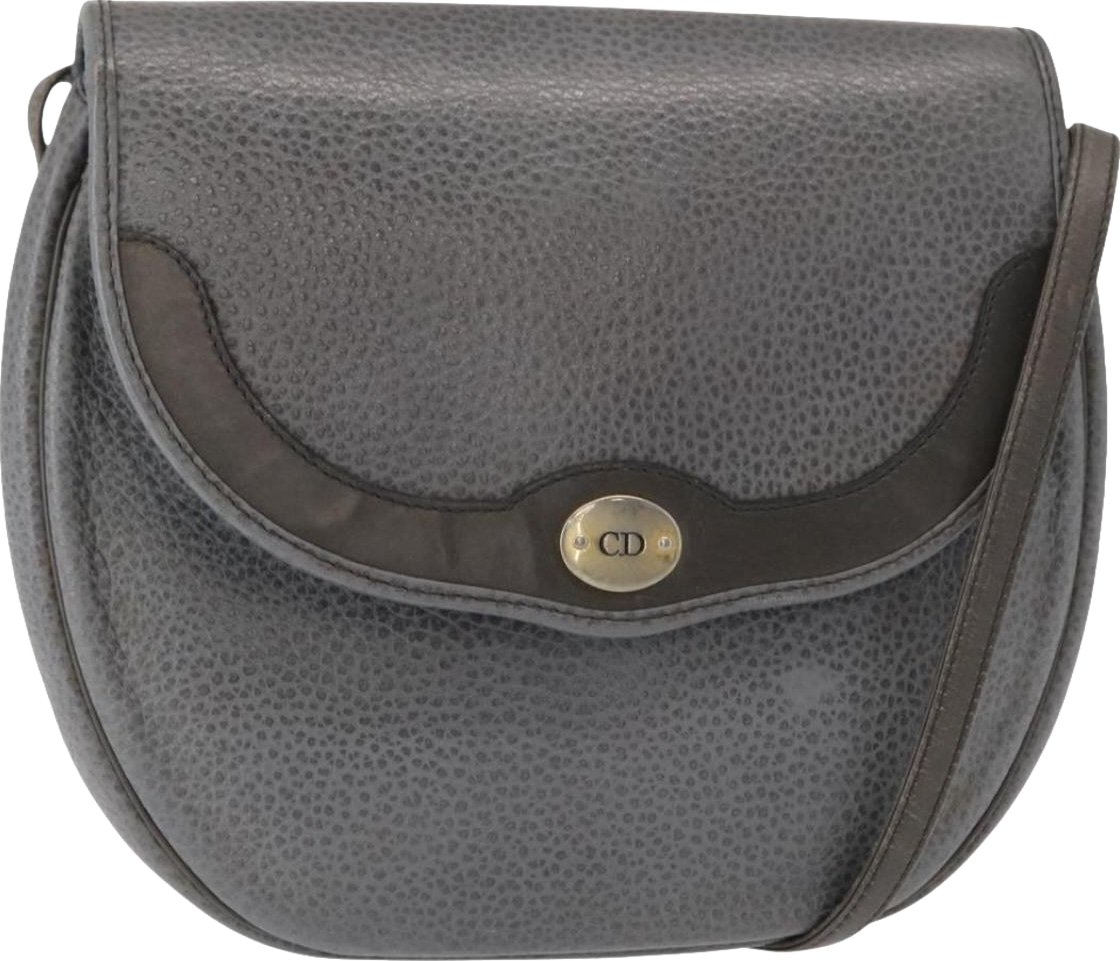 Christian Dior Vintage CD Logo Leather Medium