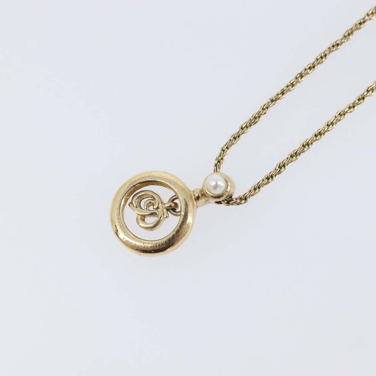Christian Dior Vintage CD Pendant Metal Standard
