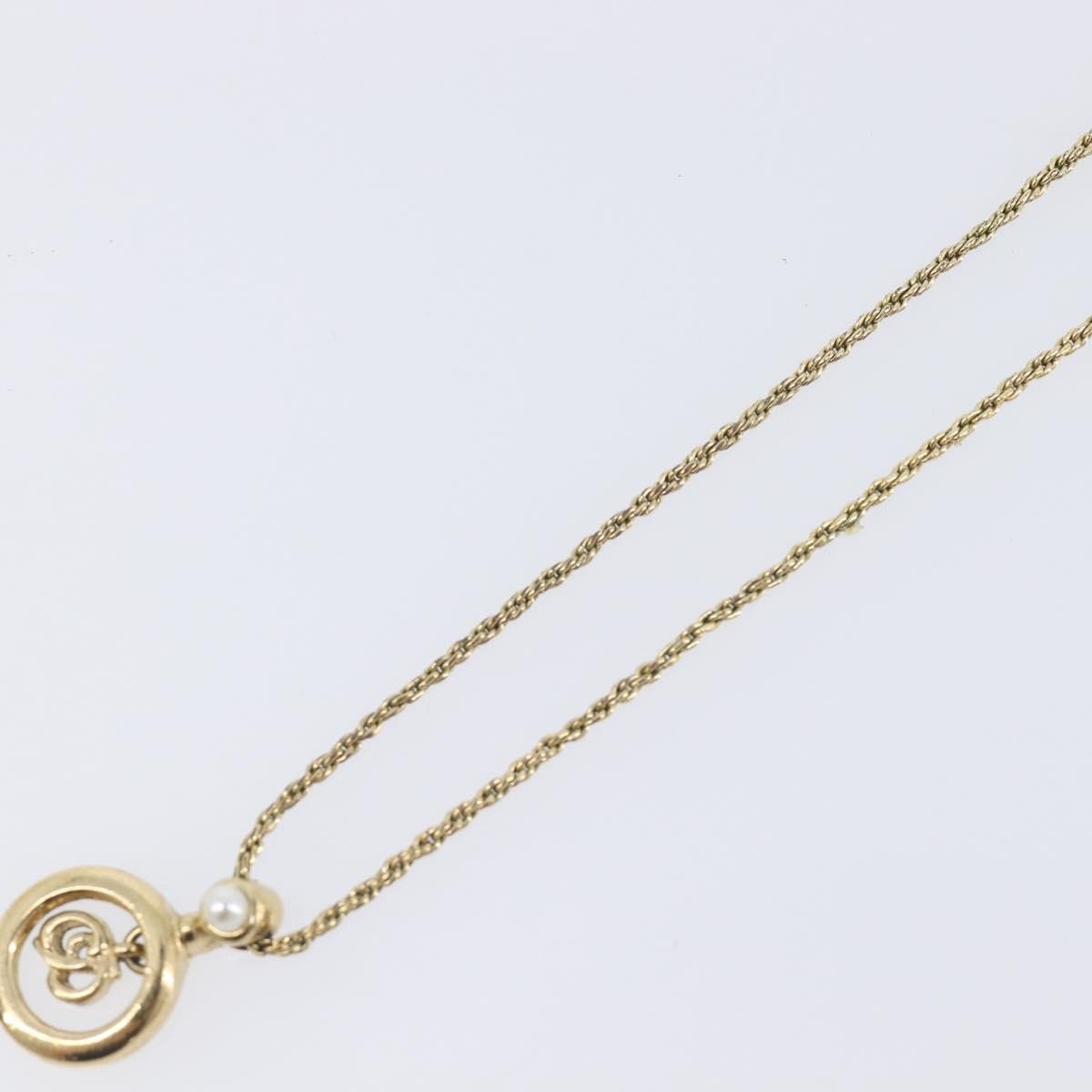 Christian Dior Vintage CD Pendant Metal Standard