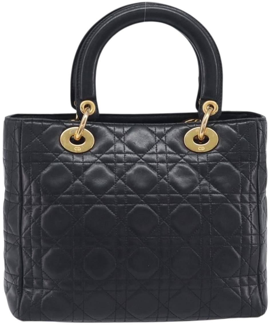 Christian Dior Vintage Lady Dior Cannage Quilt Lambskin Medium