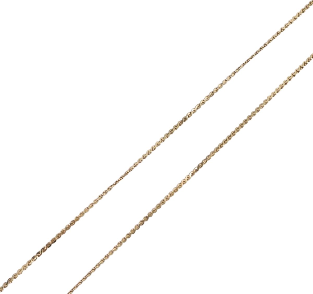Christian Dior CD Oval Pendant Necklace Metal