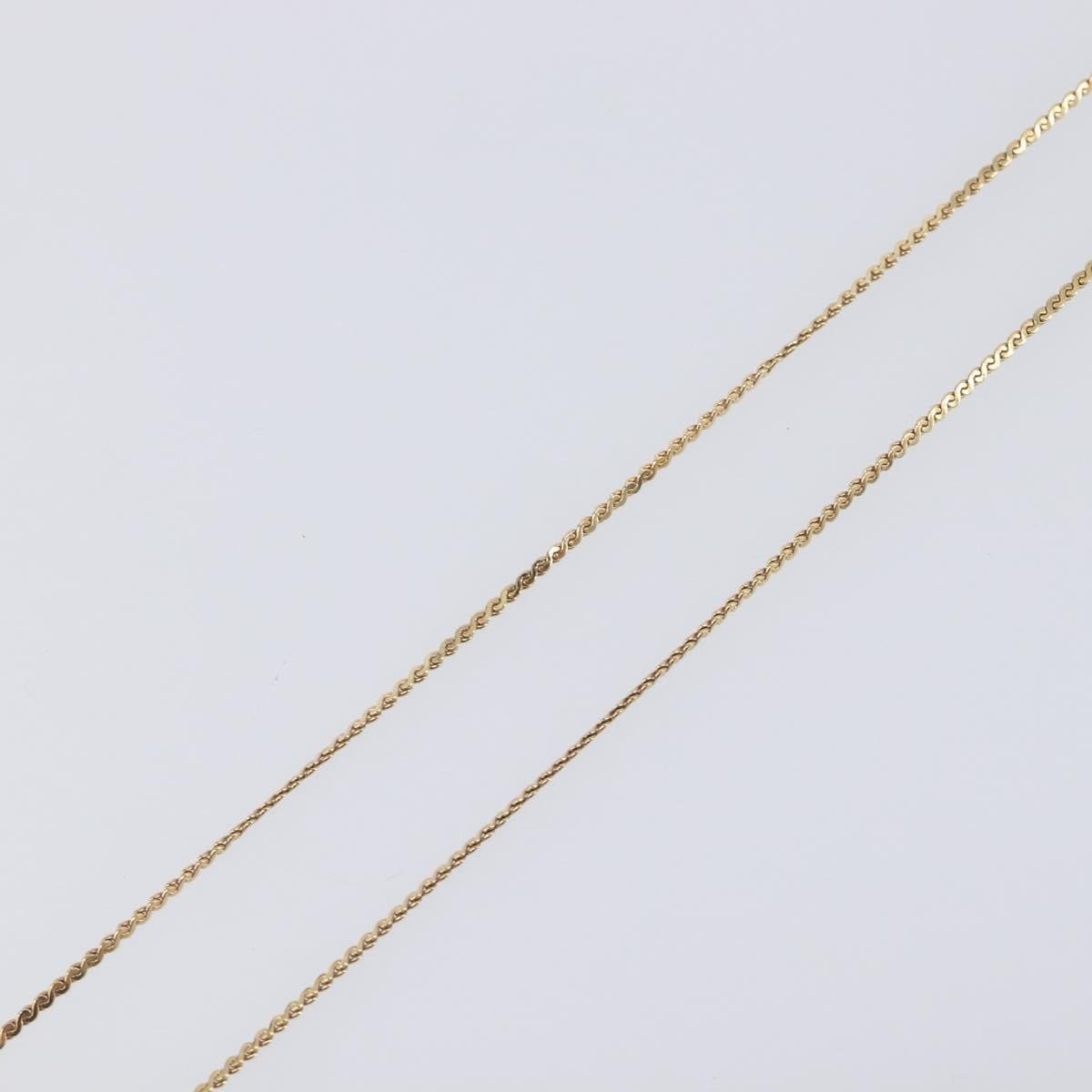 Christian Dior CD Oval Pendant Necklace Metal