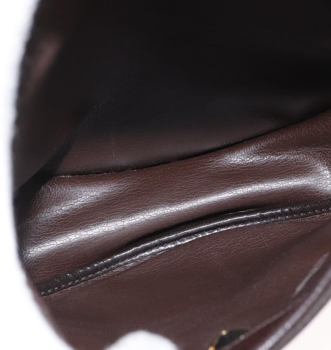Christian Dior Vintage CD Logo Leather Medium
