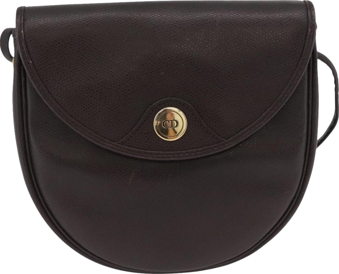 Christian Dior Vintage CD Logo Leather Medium