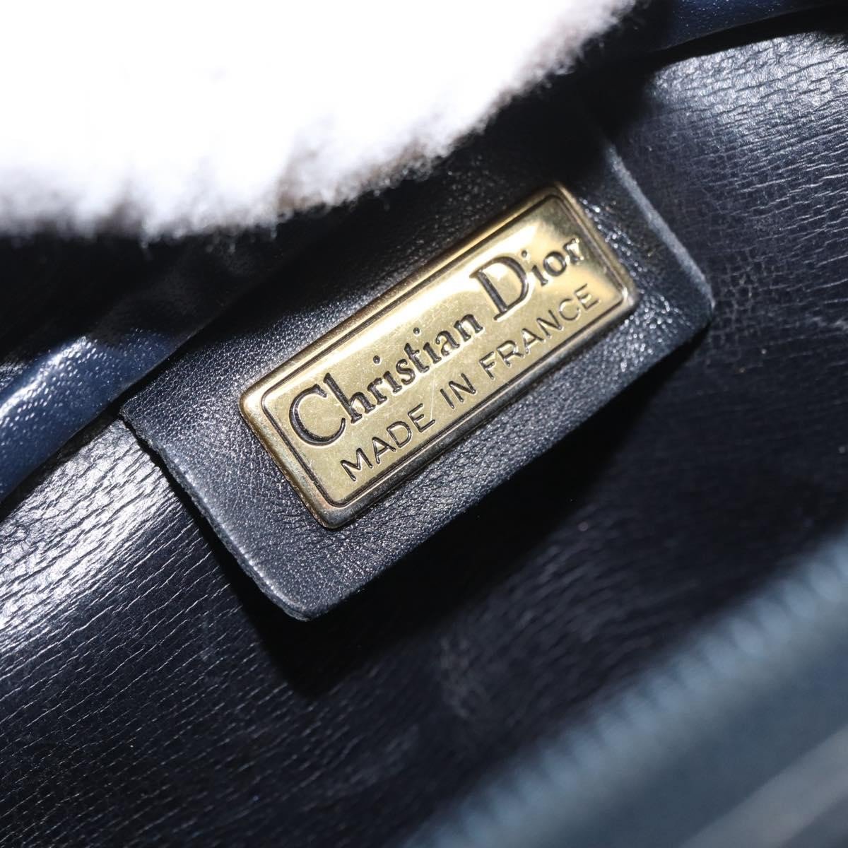 Christian Dior Vintage CD Logo Leather Medium