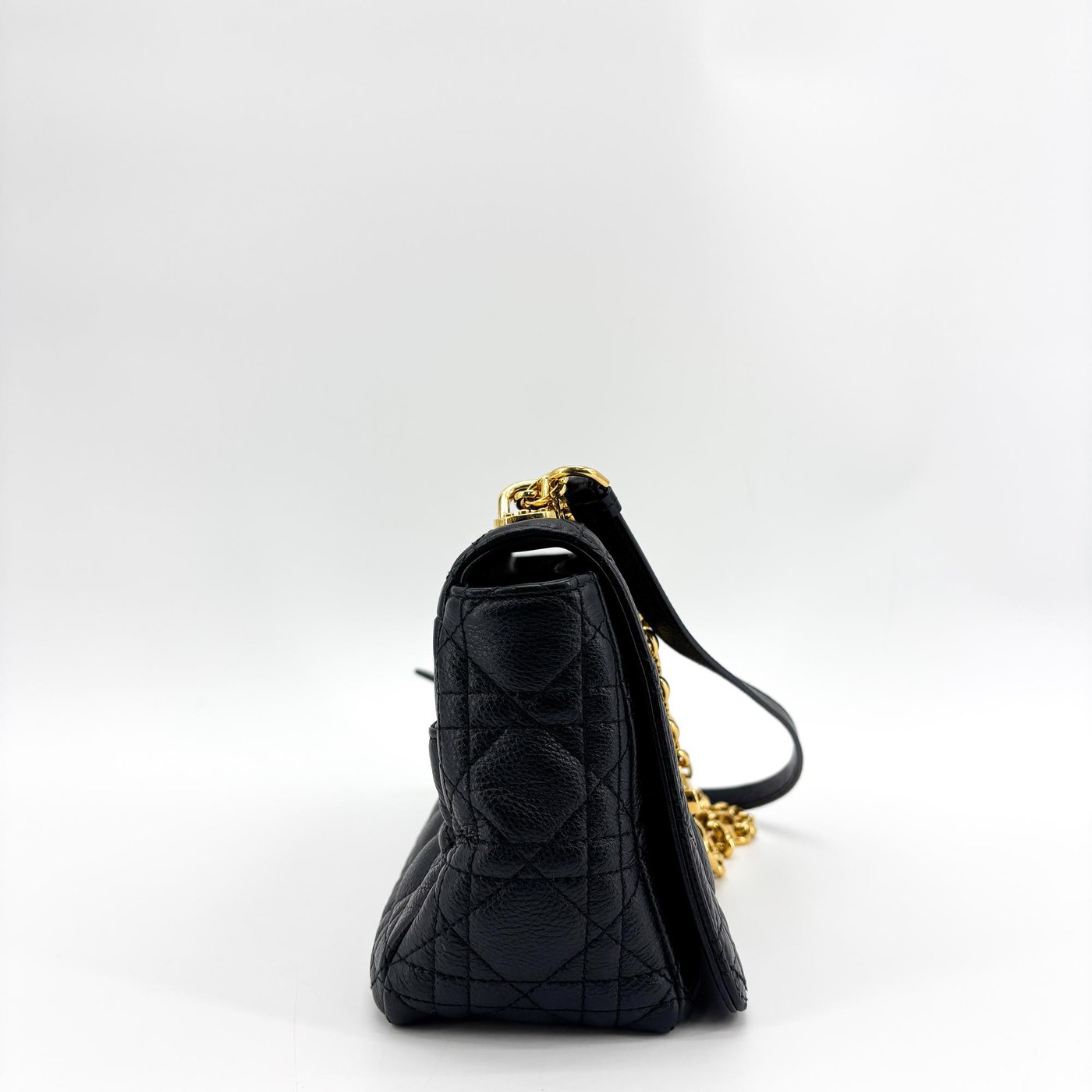 Christian Dior Caro Cannage Quilt Calfskin Small